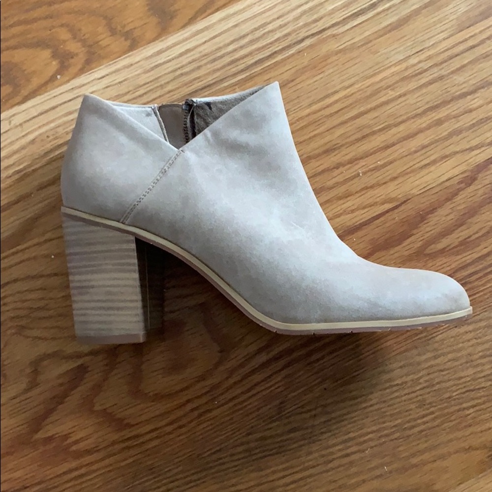 Beige booties